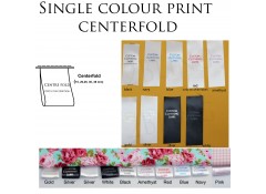 800 labels Single Colour print, Sew-on Clothing label, Slit-edge Satin, Centerfold